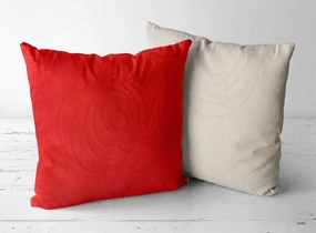 Obliečka na vankúš FLORI 40x40 cm - červená