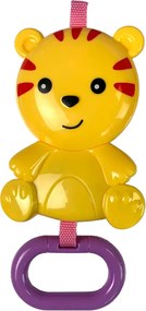 LEAN Toys Hojdacie kreslo 2v1 Blue Tiger Sounds Vibration