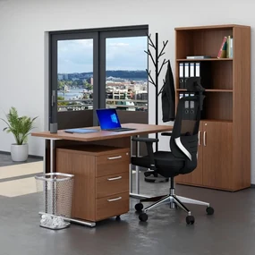 Zostava kancelárskeho nábytku Visio 2, 140 cm, orech