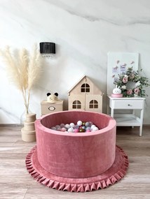 Suchý bazén Velvet MIM staroružový 90x40 cm