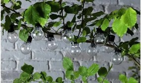 Solárna LED svetelná reťaz Rona 3,8 m teplá biela