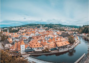 Obraz - Český Krumlov (70x50 cm)