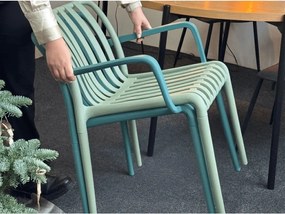 Plastová stolička TREGO, antracitová