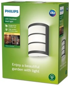 Philips - LED Vonkajšie nástenné svietidlo PYTHON LED/6W/230V 2700K IP44