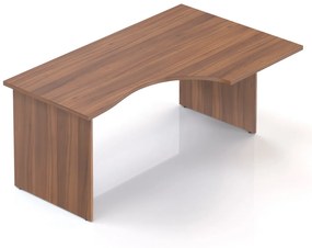 Ergonomický stôl Visio 160 x 100 cm, pravý, orech
