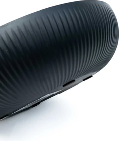 Okrasná miska PLANA, sklolaminát, priemer 34 cm, čierna