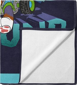 TipTrade Bavlnená froté osuška 70 x 140 cm- Labková Patrola vo svete dinosaurov