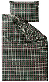 Sada mikroplyšových obliečok GLENMOORE zelené + obliečka mikroplyš SOFT 180x200 cm biele, dvojlôžko