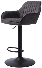 Unique-Furniture NOLAN barová stolička unique furniture sivá látka 50830001