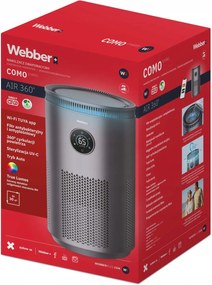 WEBBER Odparovací zvlhčovač vzduchu s antibakteriálnym filtrom Webber COMO EH4001