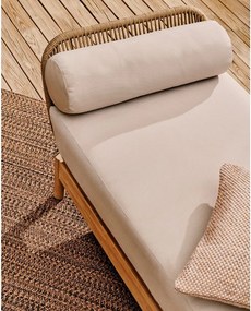 Záhradná pohovka z masívu akácie v prírodnej farbe Catalina – Kave Home