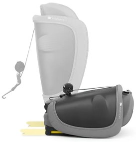 KINDERKRAFT - Autosedačka FIX2GO i-Size 76-150 cm sivá