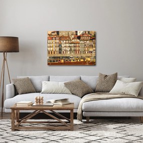 Obraz - Nábrežná štvrť, Portugalsko (70x50 cm)