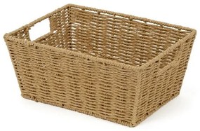 Pletený košík Compactor 31 x 24 x 14 cm, biela