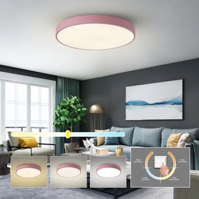Brilagi - LED stropné svietidlo POOL LED/60W/230V 3000/4000/6000K 60 cm ružová