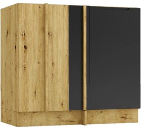 Kuchynská skrinka Isabel DNP P/L čierna/artisan