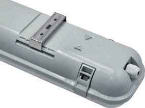 SADA Hermetické LED svietidlo 120cm 3xG13 s reflektorom + 18W LED trubice