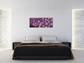 Obraz - Jarný súmrak (120x50 cm)