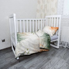 Sablio Mikroplyšové detské obliečky do postieľky Lesná hmla - 100x135 / 40x60