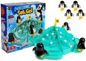 LEAN TOYS Arkádová hra tučniaky na ľadovci