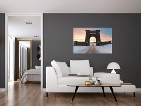 Obraz brány, Yellowstone (90x60 cm)