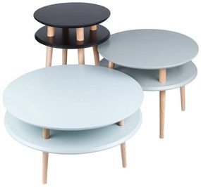 Biely konferenčný stolík Ragaba UFO, Ø 70 cm