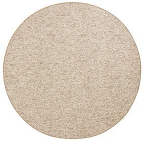 Svetlohnedý okrúhly koberec ø 200 cm Wolly – BT Carpet