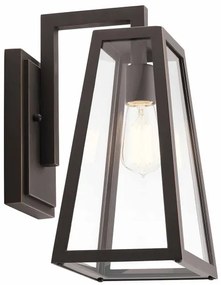 Kichler KL-DELISON-M-RZ - Vonkajšie nástenné svietidlo DELISON 1xE27/60W/230V IP44