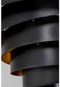 Spiral Catch visiaca lampa čierna Ø76 cm