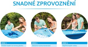 Marimex | Bazén Marimex Florida 3,05 x 0,91 m s pieskovou filtráciou - motív RATAN | 19900079