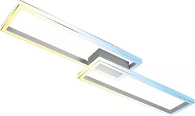 Briloner 3761019 - LED stmievateľné stropné svietidlo LED/45W/230V 2700-6500K + diaľkové ovládanie matný chróm