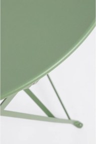 Šalviovozelená oceľová záhradná jedálenská súprava pre 2 Austin – Bizzotto