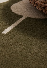 Hanse Home, Detský koberček Adventures 106215 Green Cream, 120x170, zelená, detská izba