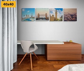 Set obrazov čarovný Londýn Varianta: 4x 60x60