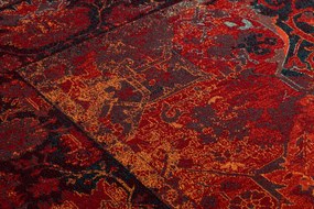 Koberec vlnený POLONIA Dukato Ornament, rubínovo - červený