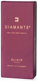 Sklenená váza k výročiu Diamante Romance s menami