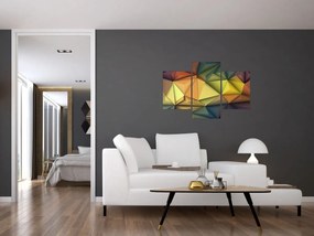 Obraz - Polygonálna 3D abstrakcia (90x60 cm)