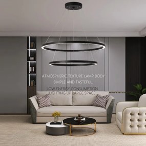 Immax NEO 07158-B80-60 - LED Stmievateľný luster FINO LED/93W/230V Tuya čierna + DO