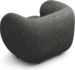 Tmavosivé kreslo Kate – Micadoni