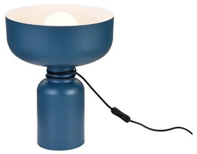 Klausen 108034 - Stolná lampa ABEL 1xE27/11W/230V modrá KS0126