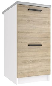 Kuchynská skrinka Belini spodná 40 cm dub sonoma s pracovnou doskou  TOR SD2-40/0/WT/DS/0/B1