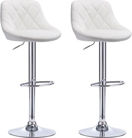 2x Barová stolička Hawaj CL-3235 biela