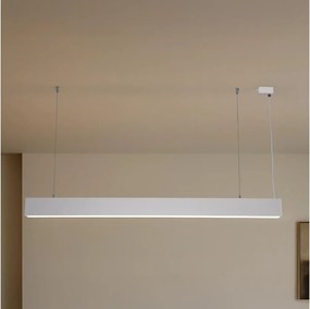 LED luster na lanku LED/55W/230V 3000/4000/6500K 120 cm biela