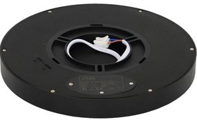 Fulgur 41811 - LED Stropné svietidlo NOMY LED/18W/230V pr. 23 cm čierna