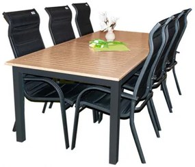 Doppler Ochranný obal na stôl 220x100 cm +  6 kresiel Miami