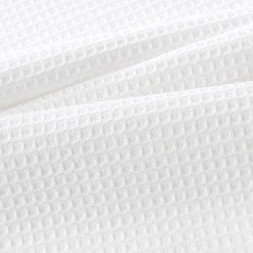 Goldea kuchynská vaflová utierka s výšivkou - vlčie maky na bielom 50 x 70 cm