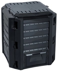 Kompostér, 380 l, čierna