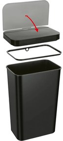 Lamart LT8110 Bezdotykový koš Sensor 50 l, čierna