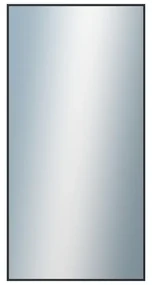 DANTIK - Zrkadlo v rámu, rozmer s rámom 50x100 cm z lišty Hliník čierna (7001021)