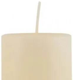 IB Laursen Biela stĺpová sviečka OFF WHITE 15 cm